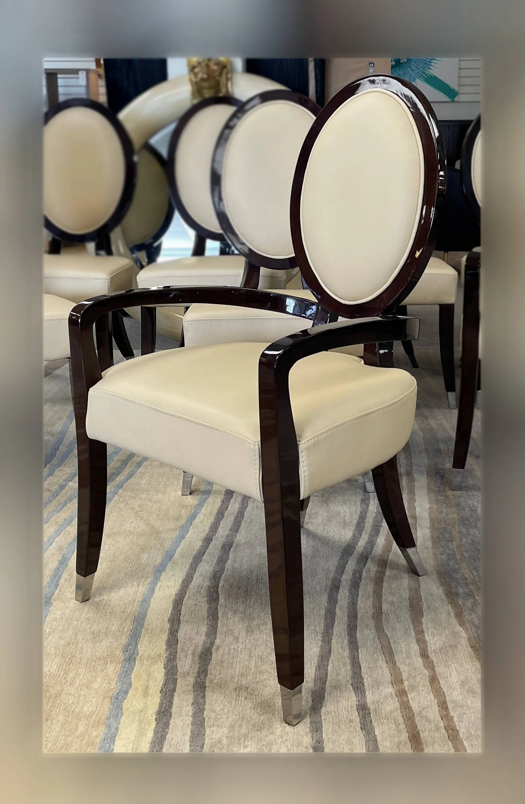Giorgio Collection リクライニングチェア Encore Furniture Gallery-Set of 8 Giorgio Collection Italian